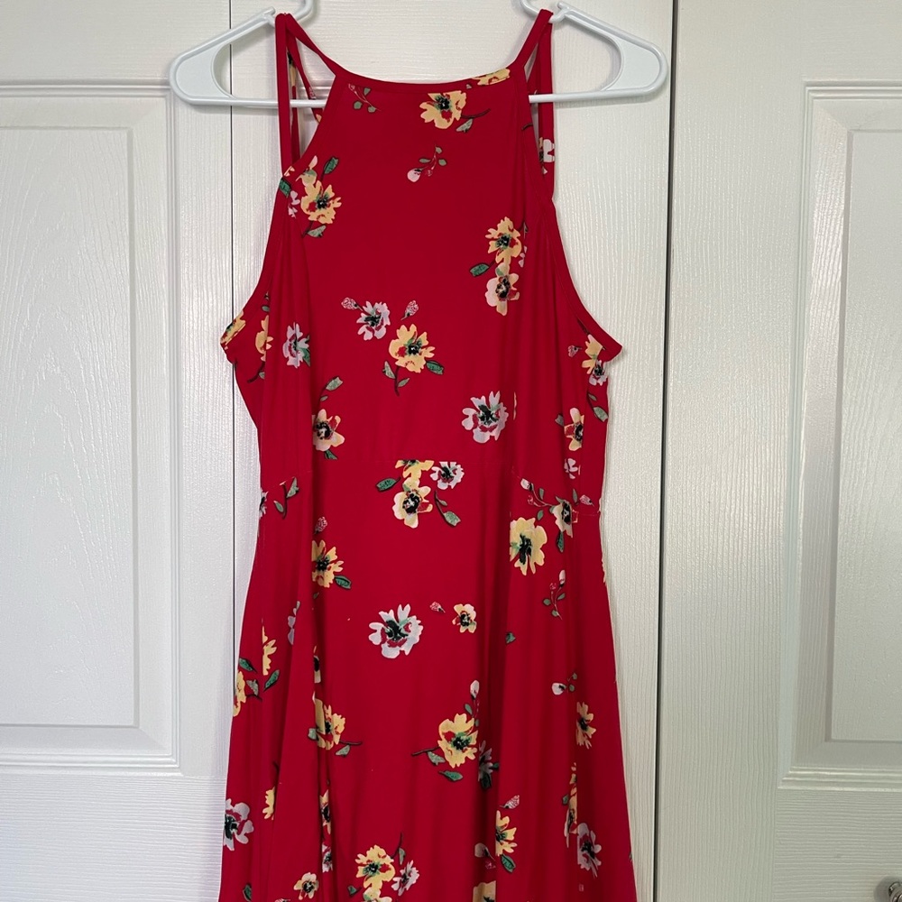 Red dress